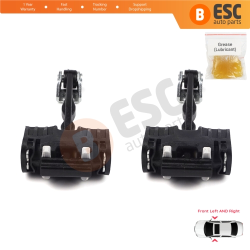2 Pieces Front Door Hinge Stop Check Strap Limiter for Citroen C4 MK1 2004-2011 Picasso MK1 9181H9