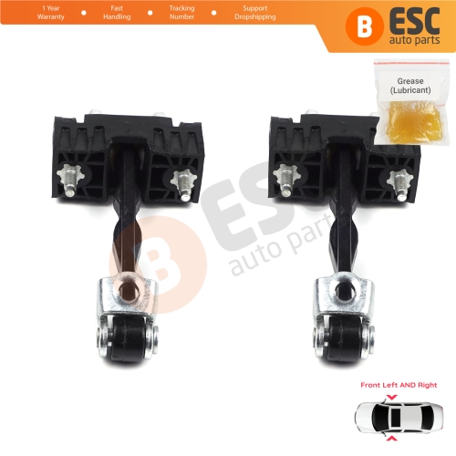 2 Pieces Front Door Hinge Stop Check Strap Limiter for Citroen C4 MK1 2004-2011 Picasso MK1 9181H9