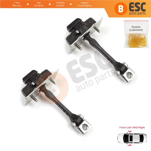 2 Pieces Front Door Hinge Stop Check Strap Limiter for Citroen C Elysee Peugeot 301 9675585080 