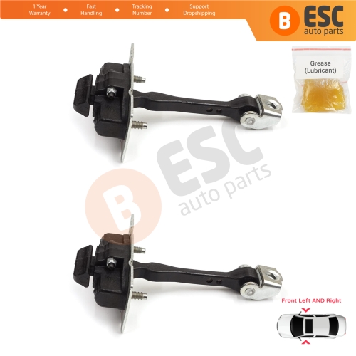 2 Pieces Front Door Hinge Stop Check Strap Limiter for Citroen C Elysee Peugeot 301 9675585080 
