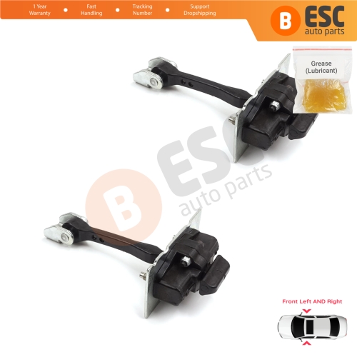 2 Pieces Front Door Hinge Stop Check Strap Limiter for Citroen C Elysee Peugeot 301 9675585080 