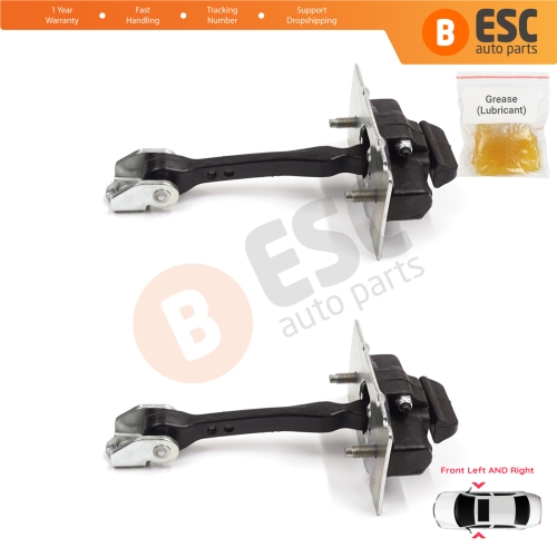 2 Pieces Front Door Hinge Stop Check Strap Limiter for Citroen C Elysee Peugeot 301 9675585080 