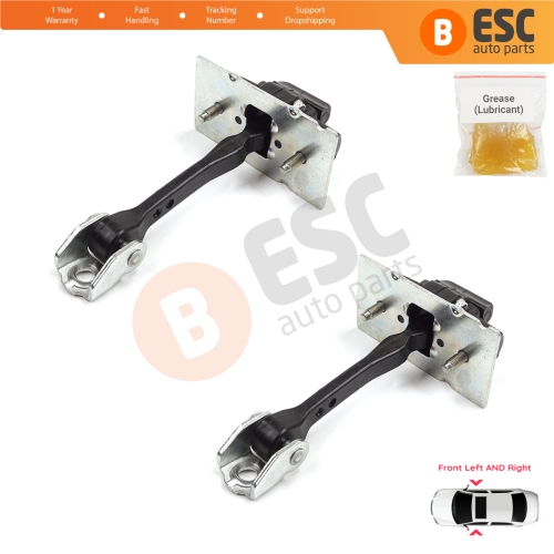 2 Pieces Front Door Hinge Stop Check Strap Limiter for Citroen C Elysee Peugeot 301 9675585080 