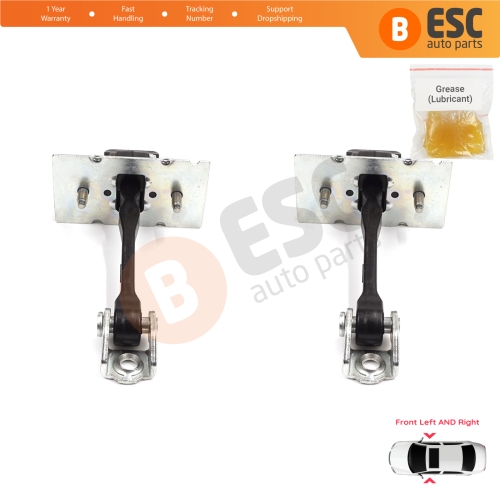2 Pieces Front Door Hinge Stop Check Strap Limiter for Citroen C Elysee Peugeot 301 9675585080 