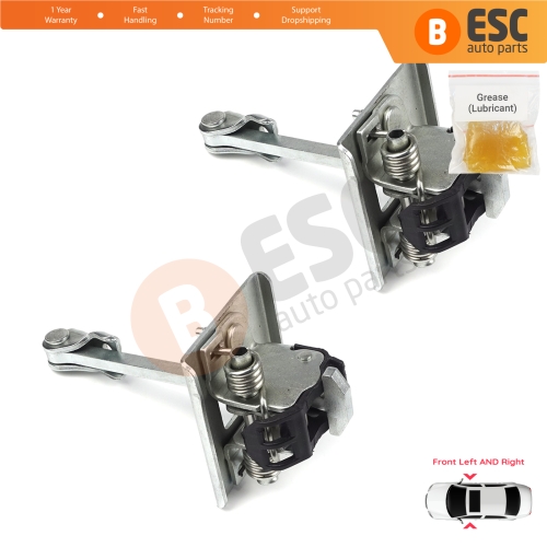 2 Pieces Front Door Hinge Stop Check Strap Limiter for Peugeot 308 MK1 4/5 Door 2007-2013 9181N2