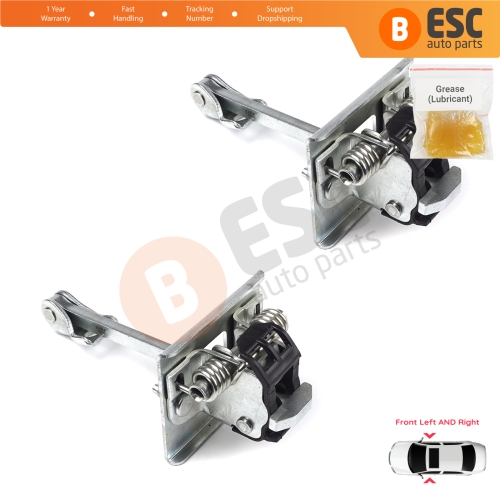 2 Pieces Front Door Hinge Stop Check Strap Limiter for Peugeot 308 MK1 4/5 Door 2007-2013 9181N2