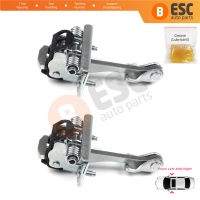2 Pieces Front Door Hinge Stop Check Strap Limiter for Peugeot Partner Citroen Berlingo Tepee 2008-2018 9181P2