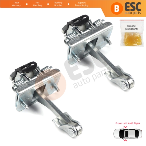 2 Pieces Front Door Hinge Stop Check Strap Limiter for Peugeot Partner Citroen Berlingo Tepee 2008-2018 9181P2