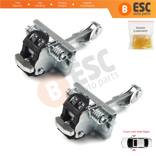 2 Pieces Front Door Hinge Stop Check Strap Limiter for Peugeot Partner Citroen Berlingo Tepee 2008-2018 9181P2
