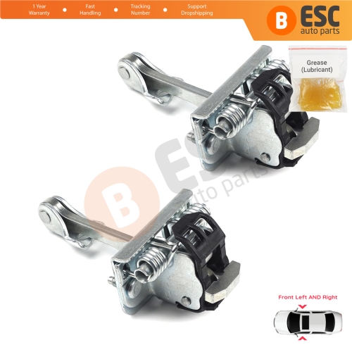 2 Pieces Front Door Hinge Stop Check Strap Limiter for Peugeot Partner Citroen Berlingo Tepee 2008-2018 9181P2