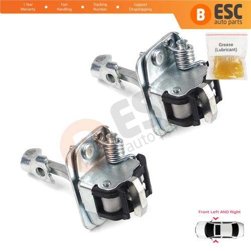 2 Pieces Front Door Hinge Stop Check Strap Limiter for Peugeot Partner Citroen Berlingo Tepee 2008-2018 9181P2