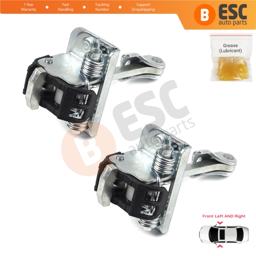 2 Pieces Front Door Hinge Stop Check Strap Limiter for Peugeot Partner Citroen Berlingo Tepee 2008-2018 9181P2