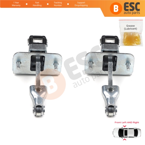 2 Pieces Front Door Hinge Stop Check Strap Limiter for Peugeot Partner Citroen Berlingo Tepee 2008-2018 9181P2