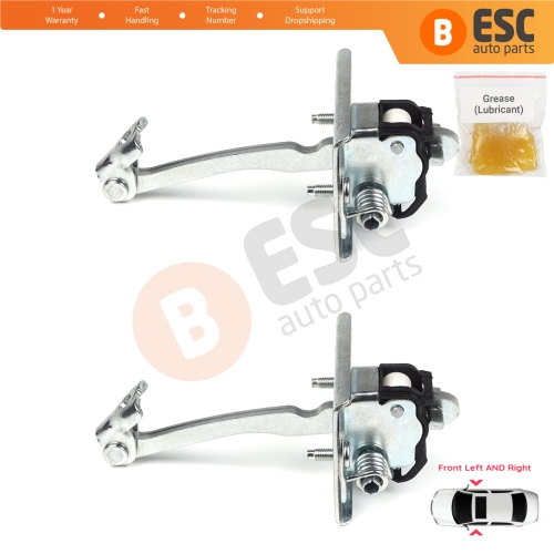 2 Pieces Front Door Hinge Stop Check Strap Limiter for Peugeot 3008 MK1 5008 MK1 9181Q2 