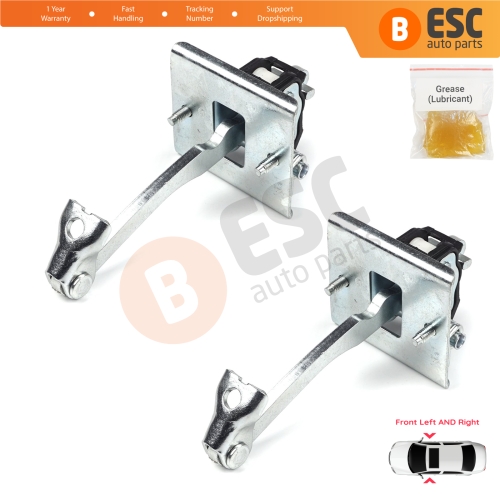 2 Pieces Front Door Hinge Stop Check Strap Limiter for Peugeot 3008 MK1 5008 MK1 9181Q2 