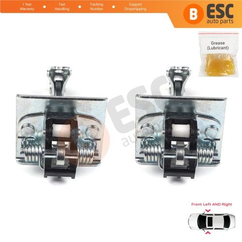 2 Pieces Front Door Hinge Stop Check Strap Limiter for Peugeot 3008 MK1 5008 MK1 9181Q2 