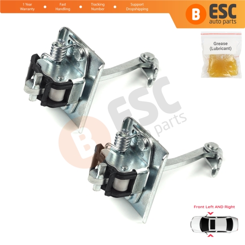 2 Pieces Front Door Hinge Stop Check Strap Limiter for Peugeot 3008 MK1 5008 MK1 9181Q2 