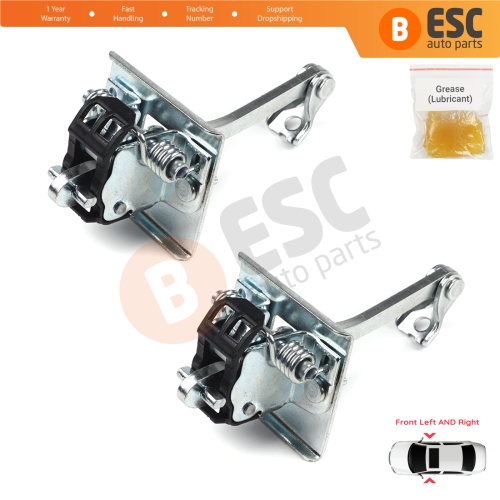 2 Pieces Front Door Hinge Stop Check Strap Limiter for Peugeot 3008 MK1 5008 MK1 9181Q2 