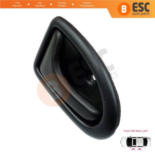 Inner Door Handle Left Black Rod Type for Renault Clio 2 Scenic Megane 1 Trafic Master 2 Mascott Logan 1 Movano Vivaro A Interstar Primastar 1 Daily 7700434716 