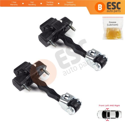2 Pieces Front Door Hinge Stop Check Strap Limiter for Fiat Doblo 263 Citroen Nemo Peugeot Bipper Opel Combo D 9035AP 