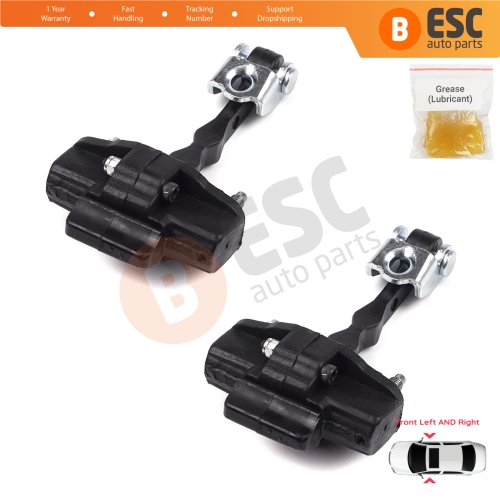 2 Pieces Front Door Hinge Stop Check Strap Limiter for Fiat Doblo 263 Citroen Nemo Peugeot Bipper Opel Combo D 9035AP 
