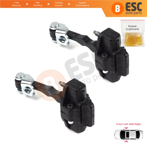 2 Pieces Front Door Hinge Stop Check Strap Limiter for Fiat Doblo 263 Citroen Nemo Peugeot Bipper Opel Combo D 9035AP 