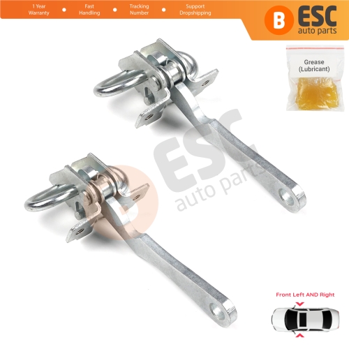 2 Pieces Front Door Hinge Stop Check Strap Limiter for Citroen Relay MK1 230 244 1994-2006 918179