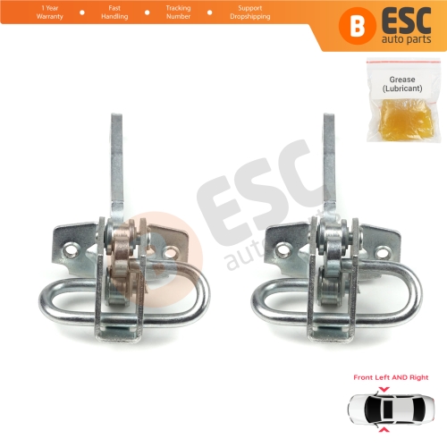 2 Pieces Front Door Hinge Stop Check Strap Limiter for Citroen Relay MK1 230 244 1994-2006 918179
