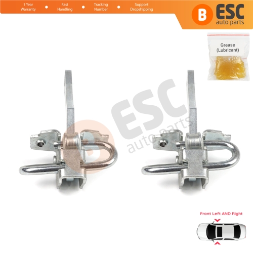 2 Pieces Front Door Hinge Stop Check Strap Limiter for Citroen Relay MK1 230 244 1994-2006 918179