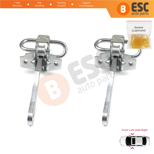 2 Pieces Front Door Hinge Stop Check Strap Limiter for Citroen Relay MK1 230 244 1994-2006 918179