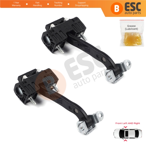 2 Pieces Front Door Hinge Stop Check Strap Limiter for Citroen Relay Jumper MK2 250 290 2006-On 9181N9