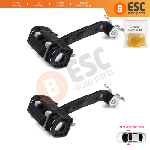 2 Pieces Front Door Hinge Stop Check Strap Limiter for Citroen Relay Jumper MK2 250 290 2006-On 9181N9