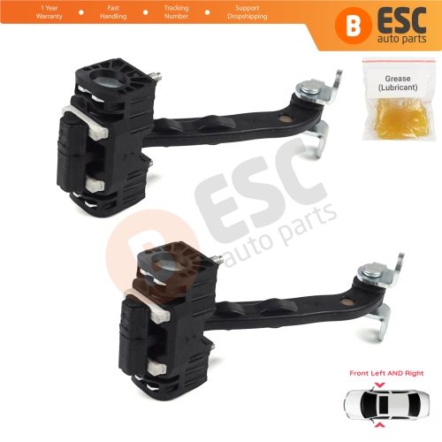 2 Pieces Front Door Hinge Stop Check Strap Limiter for Citroen Relay Jumper MK2 250 290 2006-On 9181N9