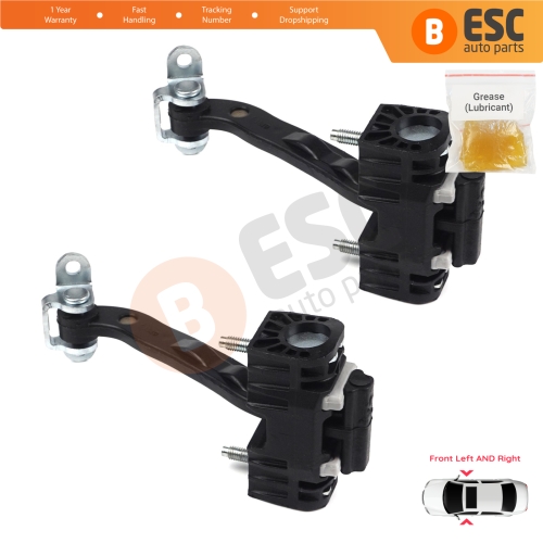 2 Pieces Front Door Hinge Stop Check Strap Limiter for Citroen Relay Jumper MK2 250 290 2006-On 9181N9