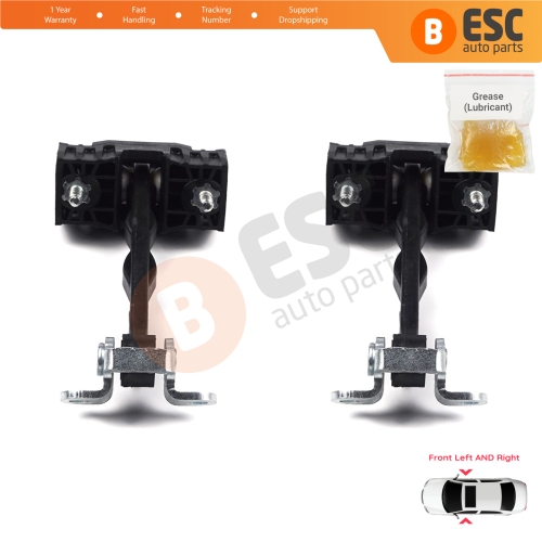 2 Pieces Front Door Hinge Stop Check Strap Limiter for Citroen Relay Jumper MK2 250 290 2006-On 9181N9