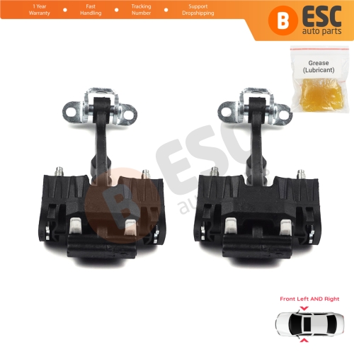 2 Pieces Front Door Hinge Stop Check Strap Limiter for Citroen Relay Jumper MK2 250 290 2006-On 9181N9
