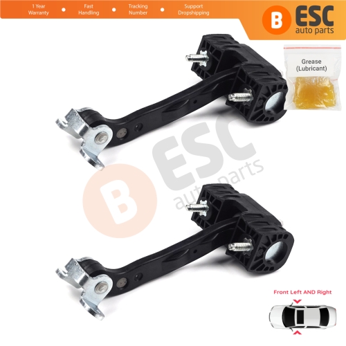 2 Pieces Front Door Hinge Stop Check Strap Limiter for Citroen Relay Jumper MK2 250 290 2006-On 9181N9