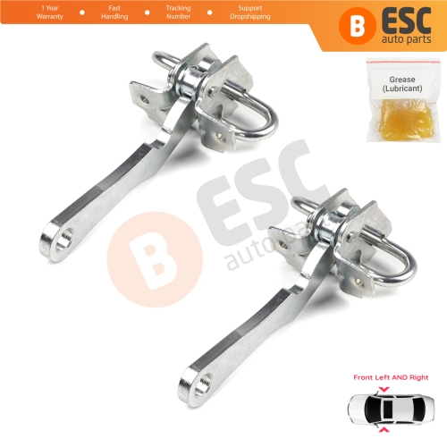2 Pieces Front Door Hinge Stop Check Strap Limiter for Citroen Jumper MK1 230 244 1994-2006 918179