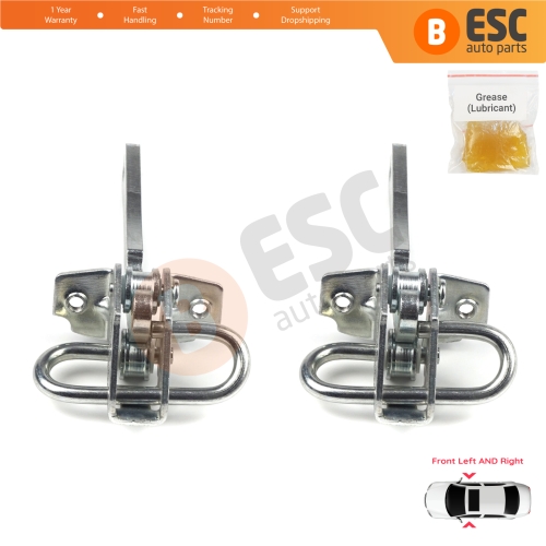 2 Pieces Front Door Hinge Stop Check Strap Limiter for Citroen Jumper MK1 230 244 1994-2006 918179