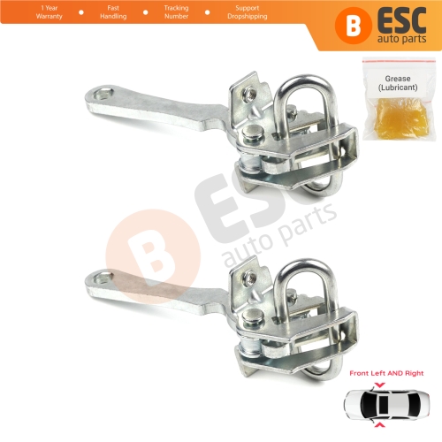 2 Pieces Front Door Hinge Stop Check Strap Limiter for Citroen Jumper MK1 230 244 1994-2006 918179