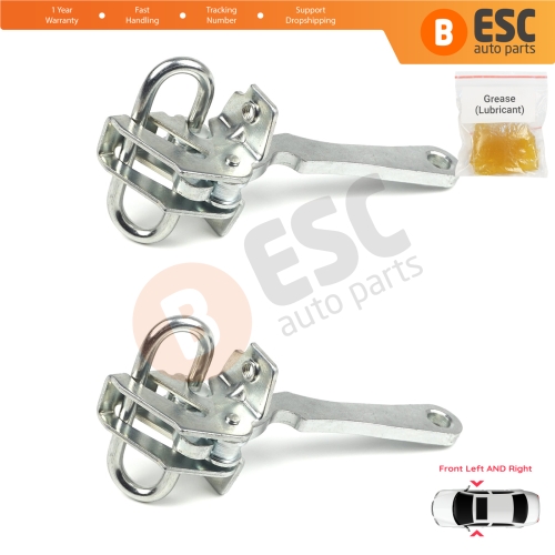 2 Pieces Front Door Hinge Stop Check Strap Limiter for Citroen Jumper MK1 230 244 1994-2006 918179