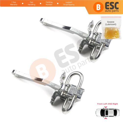 2 Pieces Front Door Hinge Stop Check Strap Limiter for Citroen Jumper MK1 230 244 1994-2006 918179