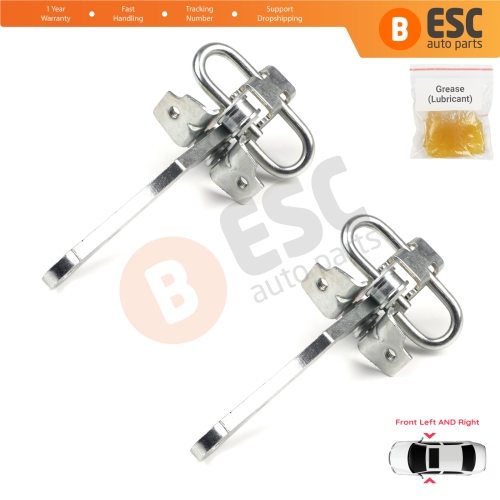 2 Pieces Front Door Hinge Stop Check Strap Limiter for Citroen Jumper MK1 230 244 1994-2006 918179