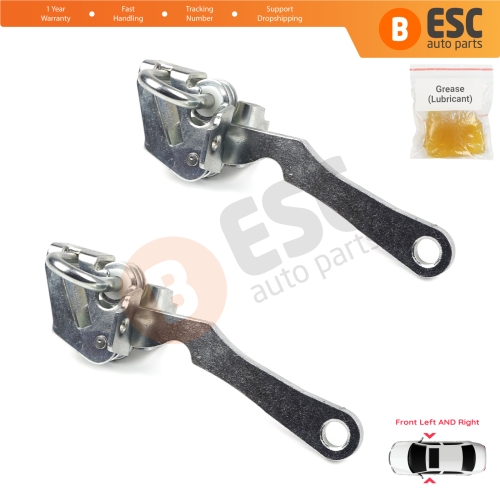 2 Pieces Front Door Hinge Stop Check Strap Limiter for Citroen Jumper MK1 230 244 1994-2006 918179
