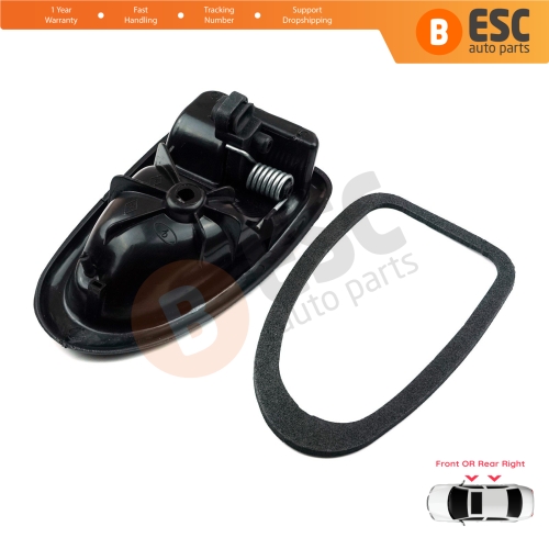 Inner Door Handle Right Black Rod Type for Renault Clio 2 Scenic Megane 1 Trafic Master 2 Mascott Logan 1 Movano Vivaro A Interstar Primastar 1 Daily 7700434717