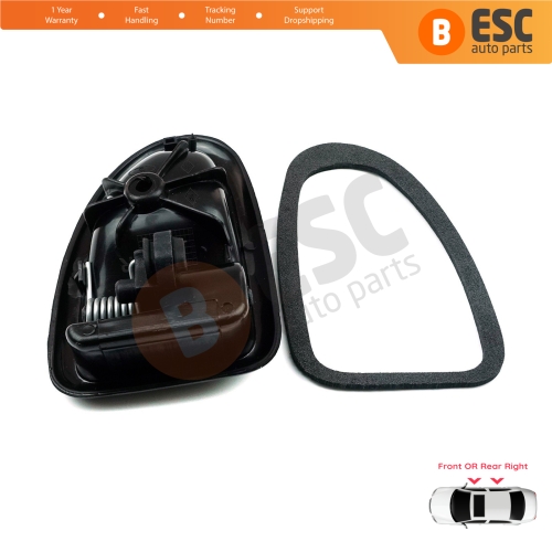 Inner Door Handle Right Black Rod Type for Renault Clio 2 Scenic Megane 1 Trafic Master 2 Mascott Logan 1 Movano Vivaro A Interstar Primastar 1 Daily 7700434717