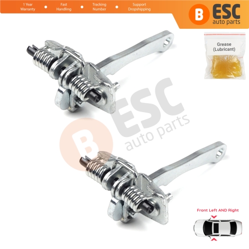 2 Pieces Front Door Hinge Stop Check Strap Limiter for Peugeot 306 1993-2002 918173