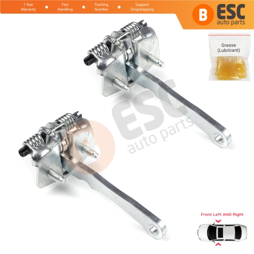 2 Pieces Front Door Hinge Stop Check Strap Limiter for Peugeot 306 1993-2002 918173