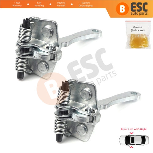 2 Pieces Front Door Hinge Stop Check Strap Limiter for Peugeot 306 1993-2002 918173