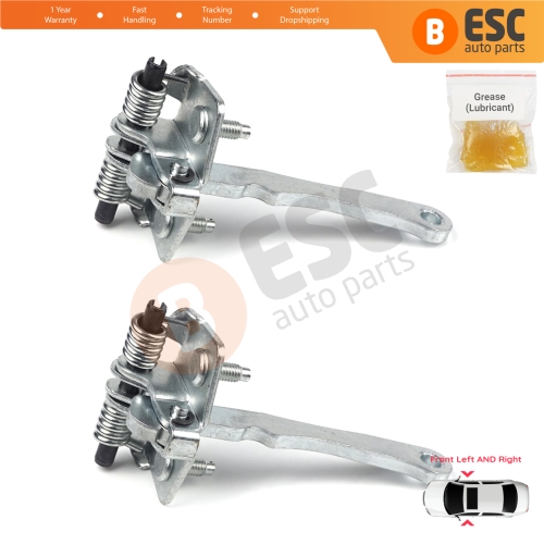 2 Pieces Front Door Hinge Stop Check Strap Limiter for Peugeot 306 1993-2002 918173